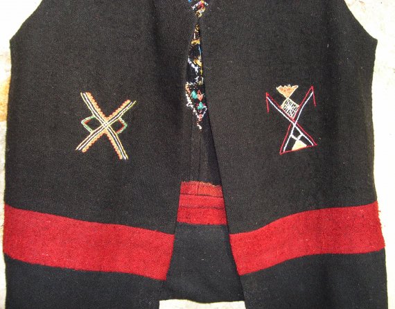 Gilet en laine voile de Ghardaia