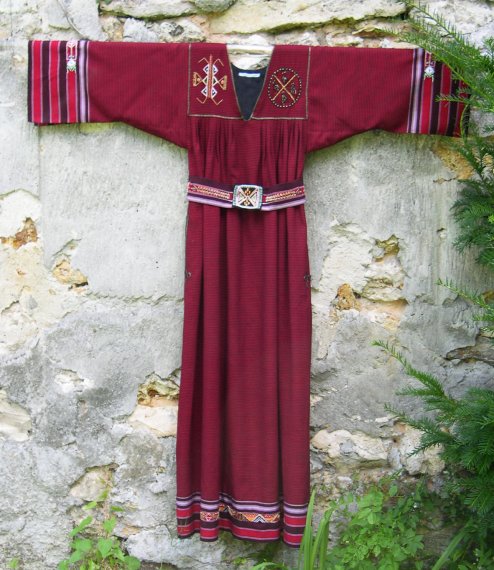Robe en Fouta ancienne