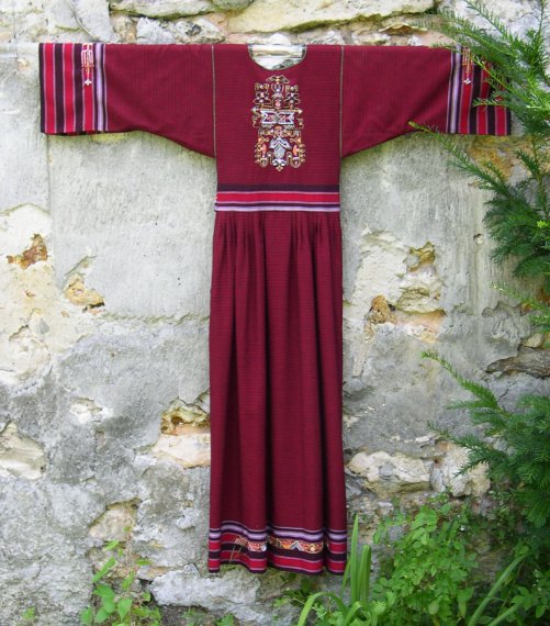 Robe en Fouta ancienne dos