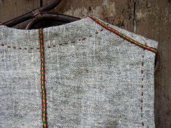 Gilet en laine grise de Touggourt