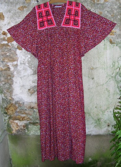 Robe Kabyle avec manches rondes